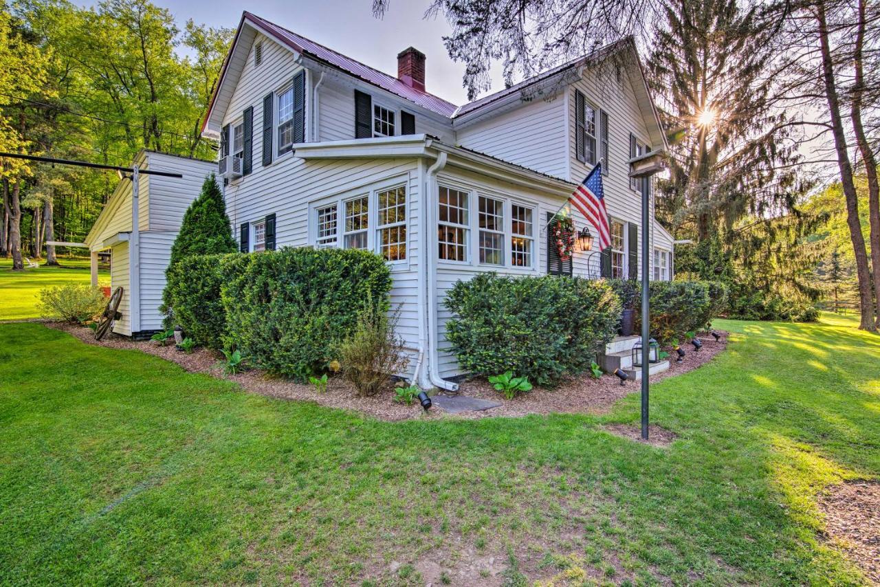 3-Acre Lodge With Snowmobile And Four-Wheeling Trails Coudersport Bagian luar foto