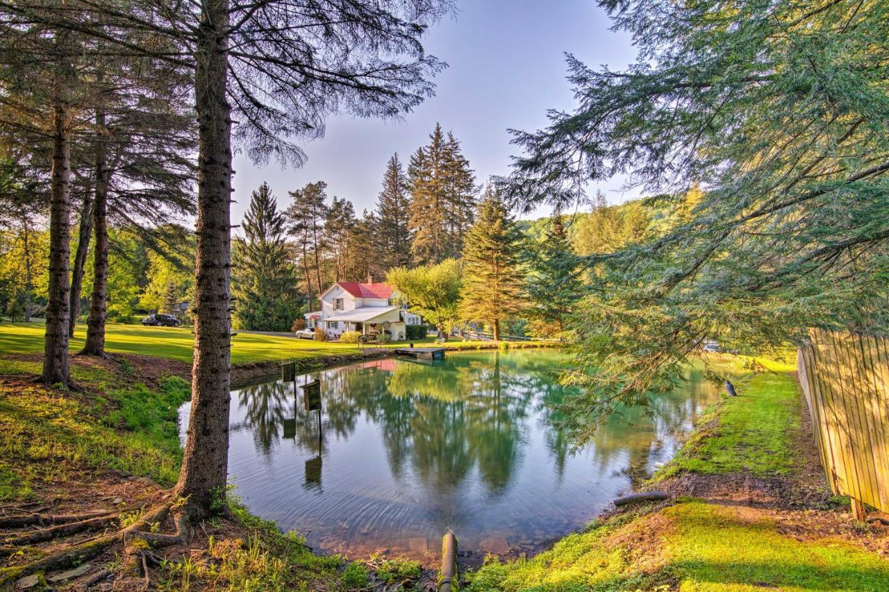 3-Acre Lodge With Snowmobile And Four-Wheeling Trails Coudersport Bagian luar foto